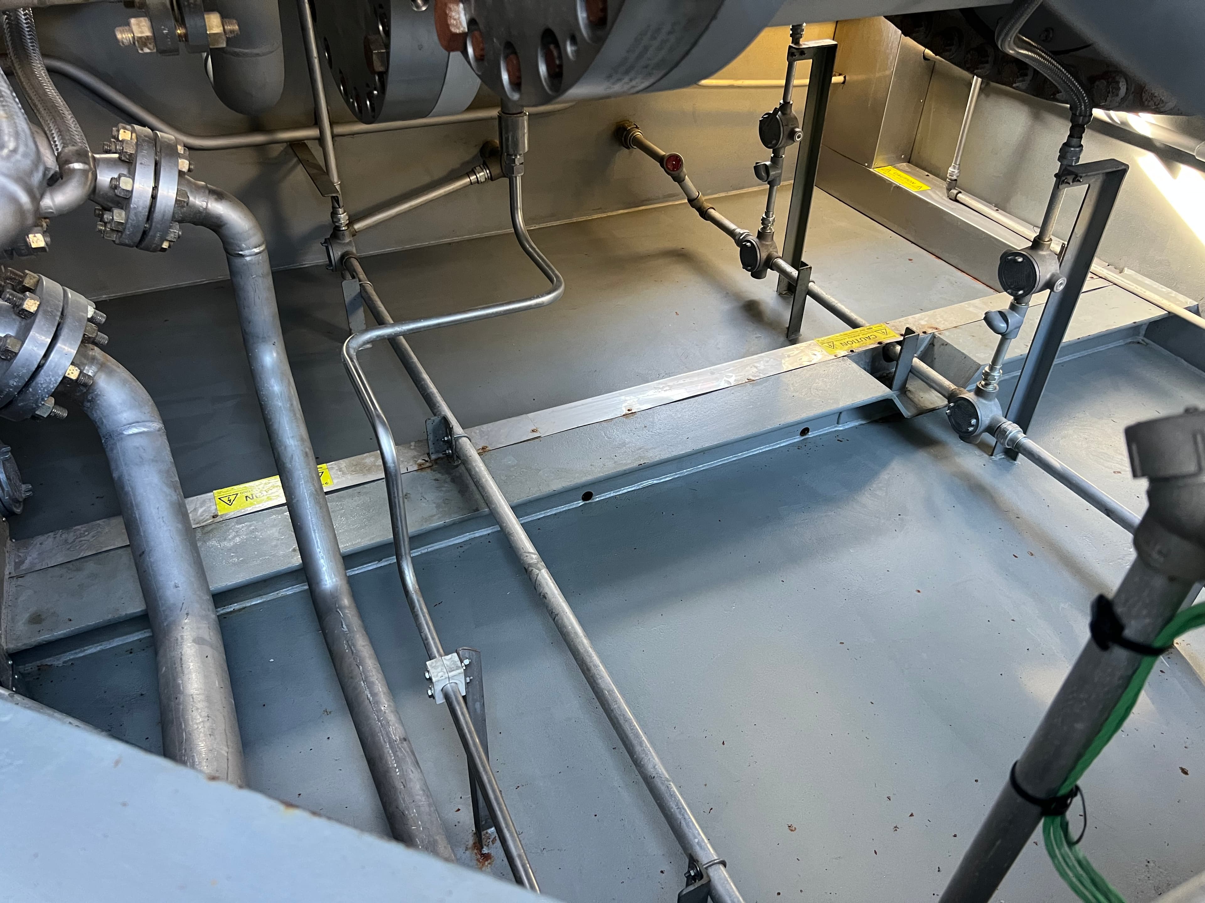 End view, generator side